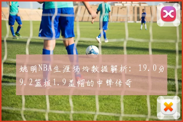 姚明NBA生涯场均数据解析：19.0分9.2篮板1.9盖帽的中锋传奇